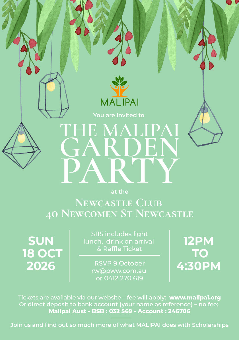 Malipai - Garden Party Invite 2026